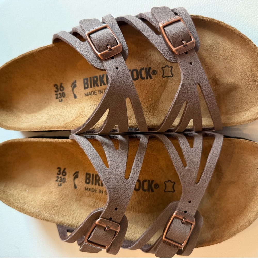 Birkenstock Dark Brown Slip-On Sandals